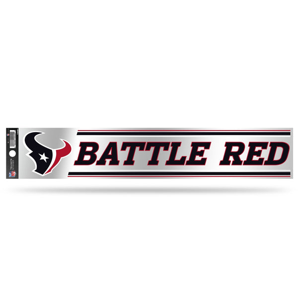 Wholesale NFL Houston Texans 3" x 17" Tailgate Sticker For Car/Truck/SUV By Rico Industries