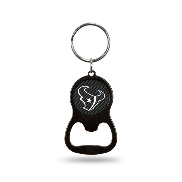 Wholesale NFL Houston Texans Metal Keychain - Beverage Bottle Opener With Key Ring - Pocket Size By Rico Industries