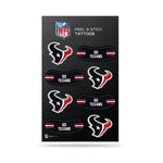 Wholesale NFL Houston Texans Peel & Stick Temporary Tattoos - Eye Black - Game Day Approved! By Rico Industries