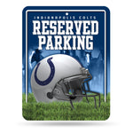 Wholesale NFL Indianapolis Colts 8.5" x 11" Metal Parking Sign - Great for Man Cave, Bed Room, Office, Home Décor By Rico Industries