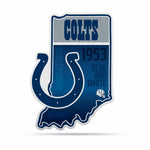 Wholesale NFL Indianapolis Colts Classic State Shape Cut Pennant - Home and Living Room Décor - Soft Felt EZ to Hang By Rico Industries