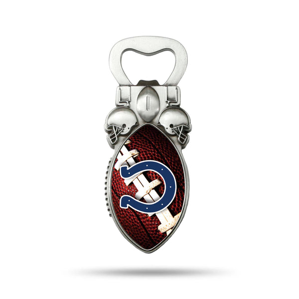 Wholesale NFL Indianapolis Colts Magnetic Bottle Opener, Stainless Steel, Strong Magnet to Display on Fridge By Rico Industries