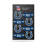 Wholesale NFL Indianapolis Colts Peel & Stick Temporary Tattoos - Eye Black - Game Day Approved! By Rico Industries