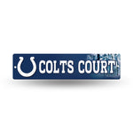 Wholesale NFL Indianapolis Colts Plastic 4" x 16" Street Sign By Rico Industries