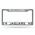 Wholesale NFL Jacksonville Jaguars 12" x 6" Silver Chrome Car/Truck/SUV Auto Accessory By Rico Industries