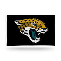 Wholesale NFL Jacksonville Jaguars 3' x 5' Classic Banner Flag - Single Sided - Indoor or Outdoor - Home Décor By Rico Industries