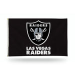 Wholesale NFL Las Vegas Raiders 3' x 5' Banner Flag - Single Sided - Indoor or Outdoor - Home Décor By Rico Industries