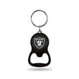 Wholesale NFL Las Vegas Raiders Metal Keychain - Beverage Bottle Opener With Key Ring - Pocket Size By Rico Industries