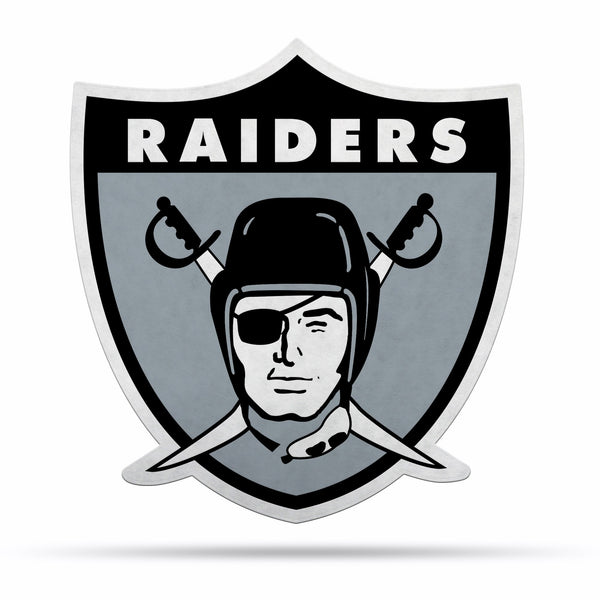 Wholesale NFL Las Vegas Raiders Retro Shape Cut Pennant - Home and Living Room Décor - Soft Felt EZ to Hang By Rico Industries