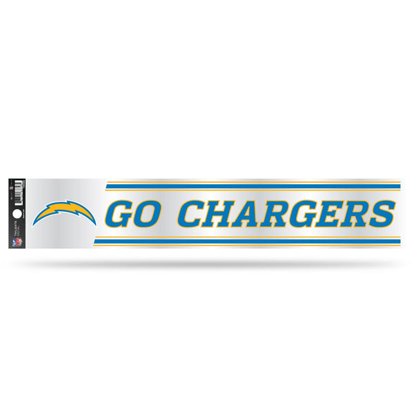 Wholesale NFL Los Angeles Chargers 3" x 17" Tailgate Sticker For Car/Truck/SUV By Rico Industries