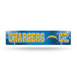 Wholesale NFL Los Angeles Chargers Plastic 4" x 16" Street Sign By Rico Industries