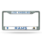 Wholesale NFL Los Angeles Rams 12" x 6" Silver Chrome Car/Truck/SUV Auto Accessory By Rico Industries