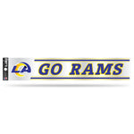 Wholesale NFL Los Angeles Rams 3" x 17" Tailgate Sticker For Car/Truck/SUV By Rico Industries