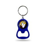 Wholesale NFL Los Angeles Rams Metal Keychain - Beverage Bottle Opener With Key Ring - Pocket Size By Rico Industries