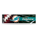 Wholesale NFL Miami Dolphins 3" x 12" Car/Truck/Jeep Bumper Sticker By Rico Industries