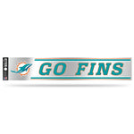 Wholesale NFL Miami Dolphins 3" x 17" Tailgate Sticker For Car/Truck/SUV By Rico Industries