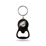 Wholesale NFL Miami Dolphins Metal Keychain - Beverage Bottle Opener With Key Ring - Pocket Size By Rico Industries