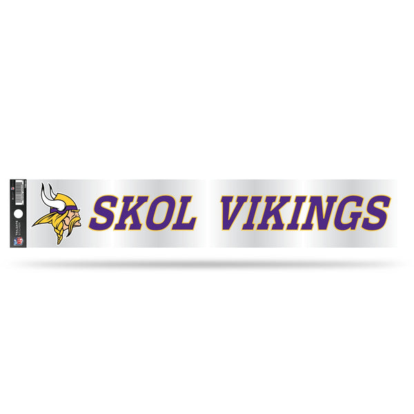 Wholesale NFL Minnesota Vikings 3" x 17" Tailgate Sticker For Car/Truck/SUV By Rico Industries