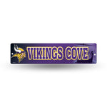 Wholesale NFL Minnesota Vikings Plastic 4" x 16" Street Sign By Rico Industries