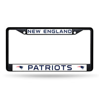 Wholesale NFL New England Patriots 12" x 6" Black Metal Car/Truck Frame Automobile Accessory By Rico Industries