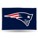 Wholesale NFL New England Patriots 3' x 5' Classic Banner Flag - Single Sided - Indoor or Outdoor - Home Décor By Rico Industries