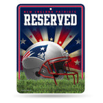 Wholesale NFL New England Patriots 8.5" x 11" Metal Parking Sign - Great for Man Cave, Bed Room, Office, Home Décor By Rico Industries