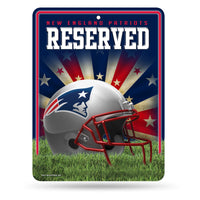 Wholesale NFL New England Patriots 8.5" x 11" Metal Parking Sign - Great for Man Cave, Bed Room, Office, Home Décor By Rico Industries