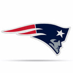 Wholesale NFL New England Patriots Classic Team Logo Shape Cut Pennant - Home and Living Room Décor - Soft Felt EZ to Hang By Rico Industries