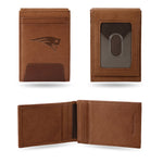 Wholesale NFL New England Patriots Genuine Leather Front Pocket Wallet - Slim Wallet By Rico Industries