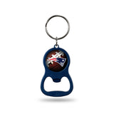 Wholesale NFL New England Patriots Metal Keychain - Beverage Bottle Opener With Key Ring - Pocket Size By Rico Industries