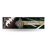 Wholesale NFL New Orleans Saints 3" x 12" Car/Truck/Jeep Bumper Sticker By Rico Industries