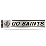 Wholesale NFL New Orleans Saints 3" x 17" Tailgate Sticker For Car/Truck/SUV By Rico Industries