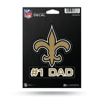 Wholesale NFL New Orleans Saints 5" x 7" Vinyl Die-Cut Decal - Car/Truck/Home Accessory By Rico Industries