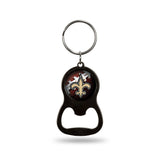 Wholesale NFL New Orleans Saints Metal Keychain - Beverage Bottle Opener With Key Ring - Pocket Size By Rico Industries