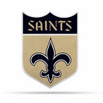 Wholesale NFL New Orleans Saints Retro Shape Cut Pennant - Home and Living Room Décor - Soft Felt EZ to Hang By Rico Industries