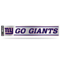 Wholesale NFL New York Giants 3" x 17" Tailgate Sticker For Car/Truck/SUV By Rico Industries