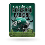 Wholesale NFL New York Jets 8.5" x 11" Metal Parking Sign - Great for Man Cave, Bed Room, Office, Home Décor By Rico Industries