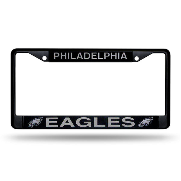 Wholesale NFL Philadelphia Eagles 12" x 6" Black Metal Car/Truck Frame Automobile Accessory By Rico Industries
