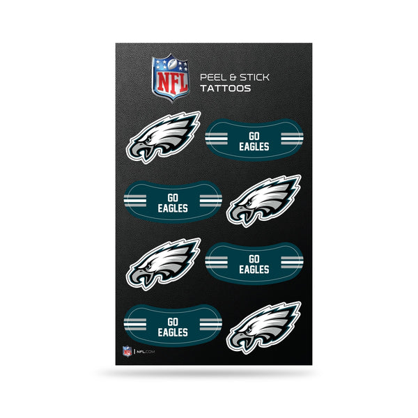 Wholesale NFL Philadelphia Eagles Peel & Stick Temporary Tattoos - Eye Black - Game Day Approved! By Rico Industries