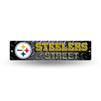 Wholesale NFL Pittsburgh Steelers Plastic 4" x 16" Street Sign By Rico Industries