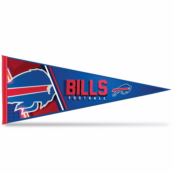 Wholesale NFL Rico Industries Buffalo Bills 12" x 30" Soft Felt Pennant - EZ to Hang