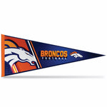 Wholesale NFL Rico Industries Denver Broncos 12" x 30" Soft Felt Pennant - EZ to Hang