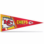 Wholesale NFL Rico Industries Kansas City Chiefs 12" x 30" Soft Felt Pennant - EZ to Hang