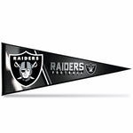 Wholesale NFL Rico Industries Las Vegas Raiders 12" x 30" Soft Felt Pennant - EZ to Hang