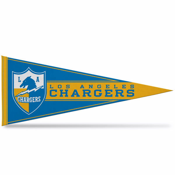 Wholesale NFL Rico Industries Los Angeles Chargers 12" x 30" Soft Felt Pennant - EZ to Hang