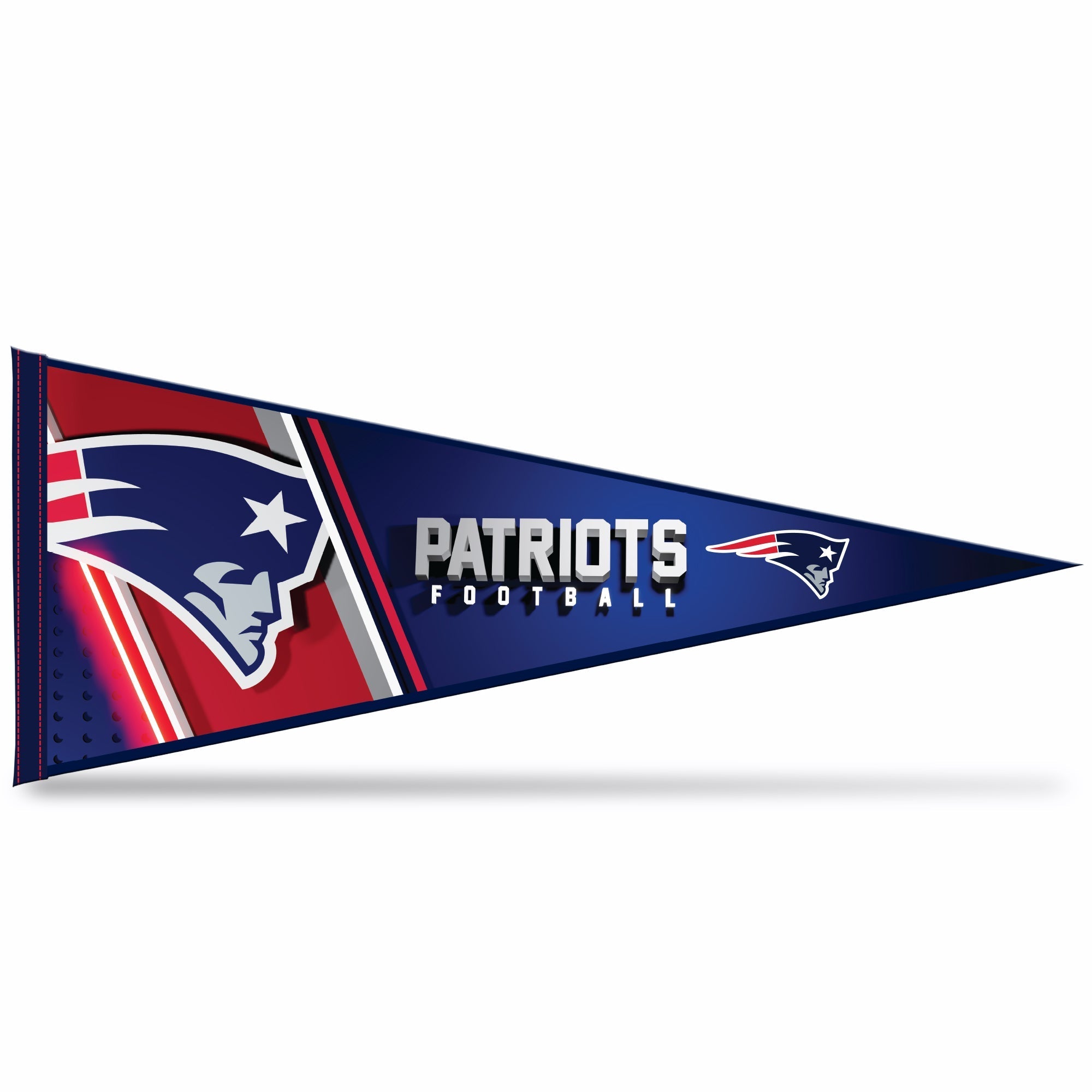 : Rico Industries NFL Football New England Patriots Personalized  - Custom 12 x 30 Soft Felt Pennant - EZ to Hang : Sports & Outdoors