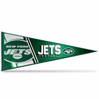 Wholesale NFL Rico Industries New York Jets 12" x 30" Soft Felt Pennant - EZ to Hang