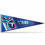 Wholesale NFL Rico Industries Tennessee Titans 12" x 30" Soft Felt Pennant - EZ to Hang