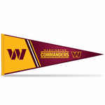 Wholesale NFL Rico Industries Washington Commanders 12" x 30" Soft Felt Pennant - EZ to Hang