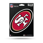 Wholesale NFL San Francisco 49ers 5" x 7" Vinyl Die-Cut Decal - Car/Truck/Home Accessory By Rico Industries